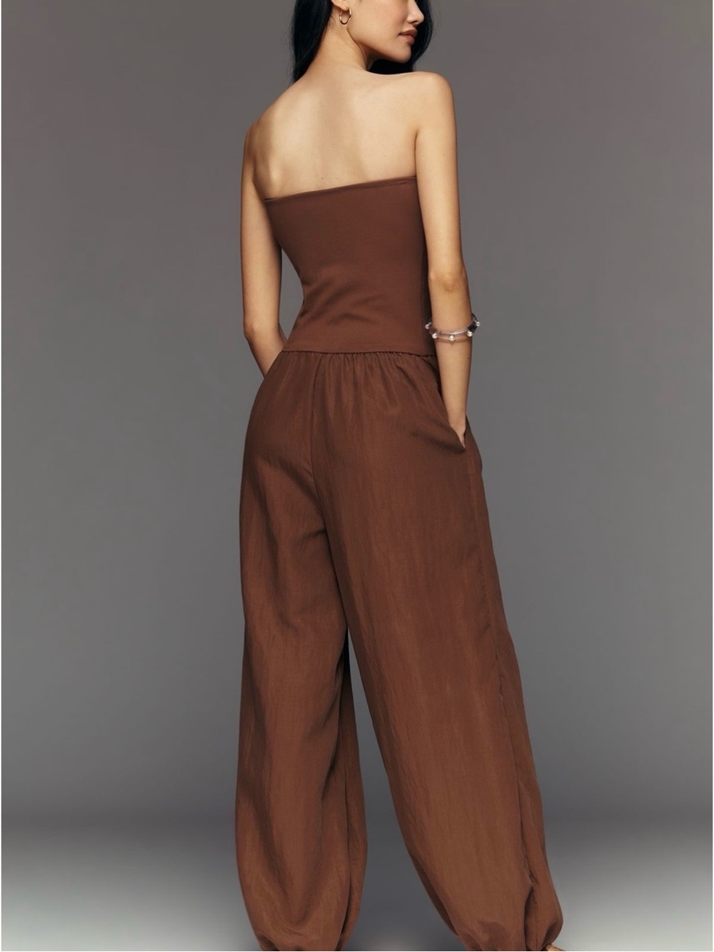 Maeve Strapless Twofer Jumpsuit - Picture 4 of 7